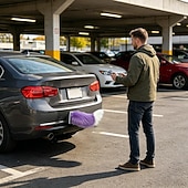 economico Interni fai-da-te per auto-Coda di volpe mobile elettronica con telecomando, accessorio auto kawaii motorizzato con diverse modalità di funzionamento e facile installazione adesiva.