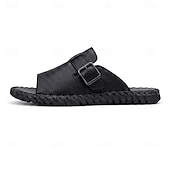 cheap Men's Slippers &amp; Flip-Flops-Men's Brown Fisherman Slide Sandals – Breathable Open-Toe Comfort Sandals, Lightweight Summer Footwear for Beach Vacations, Cruises, Travel and Everyday Leisure