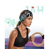 levne TWS Pravá bezdrátová sluchátka-Sluchátka na spaní s Bluetooth čelenkou, bezdrátová sportovní čelenka s vestavěnými HD stereo reproduktory, měkká elastická prodyšná oční maska pro spaní na boku, běh, jóga, cestování, paisley vzor