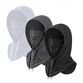 economico riscaldamento e raffreddamento-Set di 3 passamontagna traspiranti e rinfrescanti con protezione solare UV, copertura completa della testa per uomo e donna, ideale per escursionismo, pesca e attività all'aperto. Design versatile 3