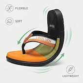 cheap Men's Slippers &amp; Flip-Flops-Men's Sport Flip Flops – Lightweight Quick-Dry Beach Sandals, Comfortable Summer Footwear for Vacations, Poolside, Travel and Everyday Leisure