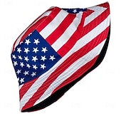 voordelige 250e Verjaardag van de VS-Patriottische Amerikaanse vlag bucket hat, omkeerbare vissershoed voor mannen &amp;Dames opvouwbare zomerzonnehoed met sterren- en strependesign, lichtgewicht outdoor pet voor vissen, wandelen, strand,