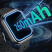 voordelige Smartwatches-Smartwatch voor mannen en vrouwen, 1,81 inch HD touchscreen fitness tracker met hartslag- en slaapmonitor, Bluetooth-belfunctie, ademende geperforeerde sportband, IP68 waterdicht.