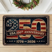 economico USA 250.-Zerbino per il 250° anniversario degli Stati Uniti (1776-2026), 80x50 cm, zerbino patriottico per il 250° anniversario dell'America, zerbino per il quindicesimo anniversario, tappeto decorativo con