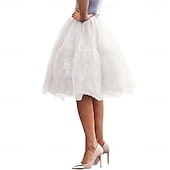 abordables jupon-Jupe à cerceaux Tutu Sous jupe Années 1950 Rétro Vintage Princesse Adulte Femmes Bal de promo Tenue de soirée Cocktail Se déguiser