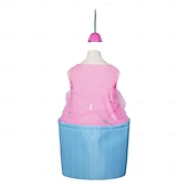 cheap Women's Costumes-Outfits Funny Costumes Onesie Costume Cup Cake Funny Costume Adults' Women's Halloween Carnival Party Performance Dress Up