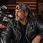 billiga U.S. 250-årsjubileum-3 st. amerikanska 250-årsjubileumscykling pirathatt bikerhuvudbonad, amerikansk flagga bandana dödskallehatt, patriotisk huvudduk för män kvinnor, 1776-2026 ridning, fiske, löpning, utomhussporter,