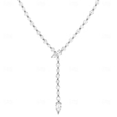 cheap Necklaces-Necklace Cubic Zirconia Zircon Women's Elegant Tassel Fringe Necklace For Party