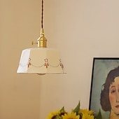 cheap Chandeliers-17 cm Pendant Lantern Design Chandelier Ceramic Vintage 110-120V 220-240V