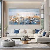cheap Landscape Paintings-Mintura Handmade Flower Landacape Oil Paintings On Canvas Wall Art Decoration Modern Abstract Picture For Home Hotel Decor Rolled Frameless Unstretched Painting