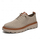 economico Scarpe Casual con Lacci-Sneakers casual da uomo in maglia: scarpe comode e traspiranti con lacci, calzature eleganti e casual ideali per passeggiate in città, viaggi e per tutti i giorni.
