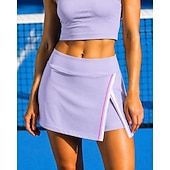 economico Gonne e Skorts da Donna-Per donna Tinta unita Gonna casual Gonne da tennis con pantaloncini Gonna sportiva Tasca Elastico in vita Sportivo Asciugatura Rapida Leggero Elastico Traspirante Tennis Golf Corsa Gonna