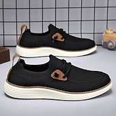 economico Scarpe Casual con Lacci-mocassini da uomo color kaki, scarpe casual traspiranti in maglia, scarpe comode e leggere per guidare, viaggiare e per l'uso quotidiano.