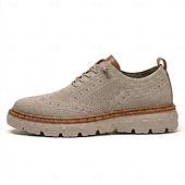 economico Scarpe Casual con Lacci-Sneakers casual da uomo in maglia: scarpe comode e traspiranti con lacci, calzature eleganti e casual ideali per passeggiate in città, viaggi e per tutti i giorni.