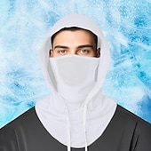 economico riscaldamento e raffreddamento-Set di 3 passamontagna traspiranti e rinfrescanti con protezione solare UV, copertura completa della testa per uomo e donna, ideale per escursionismo, pesca e attività all'aperto. Design versatile 3