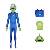abordables Disfraces para hombres-Toy Movie Alienígena verde Accesorios Disfraz de lujo Body Cosplay for Hombre Adulto Víspera de Todos los Santos Carnaval Rendimiento Comic Con Exposición de anime