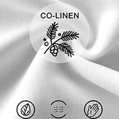  Men Shirt Linen Shirt Summer Shirt Beach Shirt Button Up Shirt Coconut Tree Casual Holiday White Pink Sky Blue Green Long Sleeve Turndown Summer Clothing Apparel Front Pocket