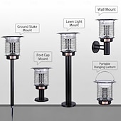 abordables Lampe anti-insectes-Piège à moustiques solaire d'extérieur en acier inoxydable, résistant aux insectes volants et étanche, idéal pour la terrasse, le jardin ou la cour.