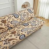 baratos Sofa Cover-Printed Futon Cover Stretch Sofa Bed Slipcovers Full Twin Queen Size Armless Couch Loveseat Protector Covers with Elastic Bottom for Living Room Bedroom Furniture