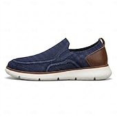 baratos Sapatos Casuais Slip-On-Tênis masculino slip-on para caminhada – tênis leves, respiráveis e confortáveis, calçado casual para viagens, caminhadas e uso diário.