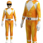preiswerte Kostüme für Jungen-Mächtige Helden Tommy Oliver Cosplay Kostüm Overall Cosplay for Herren Damen Jungen Kinder Erwachsene Karneval Maskerade Veranstaltung / Fest Maskerade