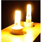 ieftine Lumini LED Bi-pin-10 buc lampă LED G4 COB fără flash bec LED AC/DC 12V lampă LED spotlight candelabru iluminat înlocuiește halogen