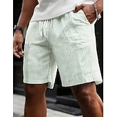 ieftine Pantaloni scurți casual-Bărbați Pantaloni scurti de atletism Pantaloni Scurți Pantaloni scurți de vară Pantaloni scurți de plajă Pantaloni scurți casual Buzunar Talie elastică Simplu Confort Respirabil Lungimea genunchiului