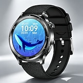 abordables Montres connectées-Montre connectée pour homme (répondre/passer des appels), bracelet d'activité avec écran tactile HD rond de 1,39 pouce, moniteur de fréquence cardiaque et de sommeil SpO2, étanche IP68, montre