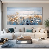 cheap Landscape Paintings-Mintura Handmade Flower Landacape Oil Paintings On Canvas Wall Art Decoration Modern Abstract Picture For Home Hotel Decor Rolled Frameless Unstretched Painting