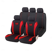 cheap Car Seat Covers-9PCS Butterfly Car Seat Covers Full Set, Universal Fit Breathable Fabric Automotive Seat Protectors for Cars SUVs Trucks Sedans, Stylish Butterfly Embroidery Interior Accessories