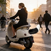 economico Interni fai-da-te per auto-Coda di volpe mobile elettronica con telecomando, accessorio auto kawaii motorizzato con diverse modalità di funzionamento e facile installazione adesiva.
