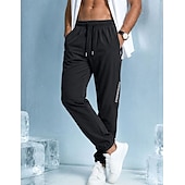 voordelige casual broek-Voor heren Joggingbroeken Broek Vrijetijdsbroek Sneldrogende broek Koelbroek Zak met rits Elastisch manchet Effen Lichtgewicht Ademend Volledige lengte Casual Dagelijks Buiten Modieus Streetwear