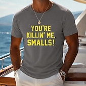  Herre-T-skjorte med «You're Killin' Me»-motiv, liten størrelse, morsomt filmsitat, grafikk, normal størrelse, slim fit, ferie, cruise, avslappet, streetwear, designerklær, s, m, l, xl, xxl, xxxl