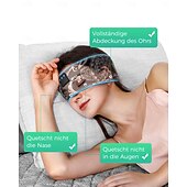 levne TWS Pravá bezdrátová sluchátka-Sluchátka na spaní s Bluetooth čelenkou, bezdrátová sportovní čelenka s vestavěnými HD stereo reproduktory, měkká elastická prodyšná oční maska pro spaní na boku, běh, jóga, cestování, paisley vzor