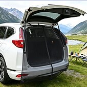 voordelige Voertuigservice-Magnetisch muggennet voor de kofferbak van de auto, geschikt voor zomerkamperen en picknicken, geventileerd anti-muggenscherm voor autoritten, universeel net voor de kofferbak van een SUV, muggennet