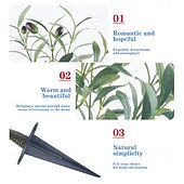 baratos Artificial Plants &amp; Greenery-39 Inch Faux Olive Tree Plant, Artificial Olive Bush with Integrated Ground Stake, Realistic Scandinavian Greenery Decoration for Indoor Outdoor Use, Perfect for Living Room, Bedroom, Entryway, Patio