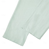 economico Classico-Per uomo Pantaloni di Lino Pantaloni Pantaloni Estivi Pantaloni Larghi Coulisse Elastico in vita Gamba Dritta Semplice Leggero Traspirante Lunghezza intera Casuale Quotidiano All'aperto Vacanza Moda