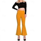 economico Fondi-Anni '70 Disco Y2K Pantaloni a zampa d'elefante Pantaloni a zampa Bambola Costume Per donna Giorno dei Re Casual Quotidiano Parata dell'Orgoglio Mese dell'orgoglio Adulti Pantaloni