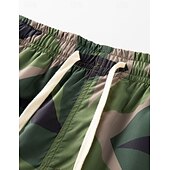 cheap Holiday-Men's Lightweight Cargo Shorts Comfort Waist Tactical Cargo Shorts Casual Shorts Drawstring Elastic Waist Multi Pocket Camouflage Quick Dry Knee Length Casual Outdoor Streetwear Fashion Streetwear