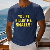  Herre-T-skjorte med «You're Killin' Me»-motiv, liten størrelse, morsomt filmsitat, grafikk, normal størrelse, slim fit, ferie, cruise, avslappet, streetwear, designerklær, s, m, l, xl, xxl, xxxl