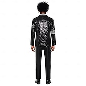 ieftine Costume pentru bărbați-Vedetă pop din anii '80 Cântăreaţă Ținute Costum fantezie Icoane muzicale și scenă Cosplay for Bărbați Adulți Halloween Carnaval Săptămâna Cărții Performanță Scenă Simfonia Poveștilor