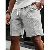 ieftine Pantaloni scurți casual-Bărbați Pantaloni scurti de atletism Pantaloni Scurți Pantaloni scurți de vară Pantaloni scurți de plajă Pantaloni scurți casual Buzunar Talie elastică Simplu Confort Respirabil Lungimea genunchiului