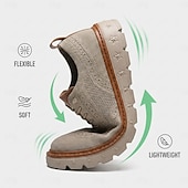 economico Scarpe Casual con Lacci-Sneakers casual da uomo in maglia: scarpe comode e traspiranti con lacci, calzature eleganti e casual ideali per passeggiate in città, viaggi e per tutti i giorni.
