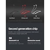 cheap TWS True Wireless Headphones-Lenovo Wireless Neckband Headphones, Bluetooth 5.0 Sport Earbuds with Mic, Noise Cancelling In-Ear Earphones, Sweatproof Magnetic Buds for Workout Gym Running, Thinkplus Audio, HiFi Stereo
