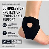 economico Bretelle &amp; Supporti-Ultra-Thin Breathable Ankle Support Brace - Adjustable Compression Ankle Wrap with Open Heel - Lightweight Ankle Stabilizer for Sprain Recovery &amp; Daily Protection - Men &amp; Women