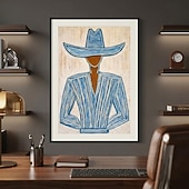 cheap People Paintings-Mintura Handpainted Figures Oil Painting On Canvas Wall Art Modern Decoration Abstract Picture For Home Hotel Decor Rolled Frameless Unstretched Painting