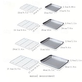 cheap Grills &amp; Outdoor Cooking-Stainless Steel Baking Sheet Pan with Rack, Heavy Duty Roasting Tray for Oven, Grill &amp; Broiler, Dishwasher Safe Bakeware for Cookies, Bacon, Chicken, Turkey &amp; Vegetables