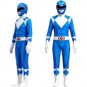 preiswerte Kostüme für Jungen-Mächtige Helden Tommy Oliver Cosplay Kostüm Overall Cosplay for Herren Damen Jungen Kinder Erwachsene Karneval Maskerade Veranstaltung / Fest Maskerade