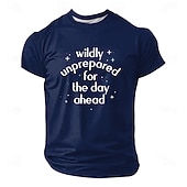  Camiseta de manga corta con cuello redondo, estilo casual y divertido para hombre, con estampado gráfico, corte regular, para uso diario, con un toque sarcástico y de estilo urbano. Tallas: S, M, L,