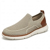 baratos Sapatos Casuais Slip-On-Tênis masculino slip-on para caminhada – tênis leves, respiráveis e confortáveis, calçado casual para viagens, caminhadas e uso diário.